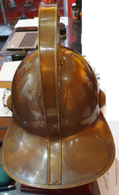 Load image into Gallery viewer, EOI - Brass Helmet - Merryweather reprod w/stand