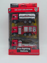 Load image into Gallery viewer, Fire Truck Toy - 3 pack
